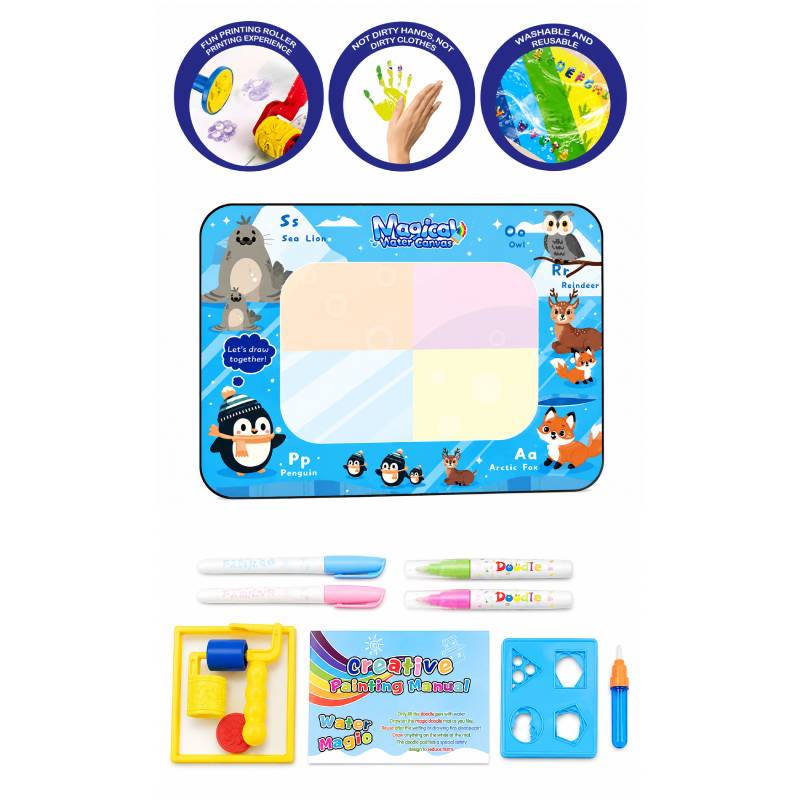 Μαγικό Χαλάκι Ζωγραφικής για Παιδιά - Magic Water Drawing Mat for Kids