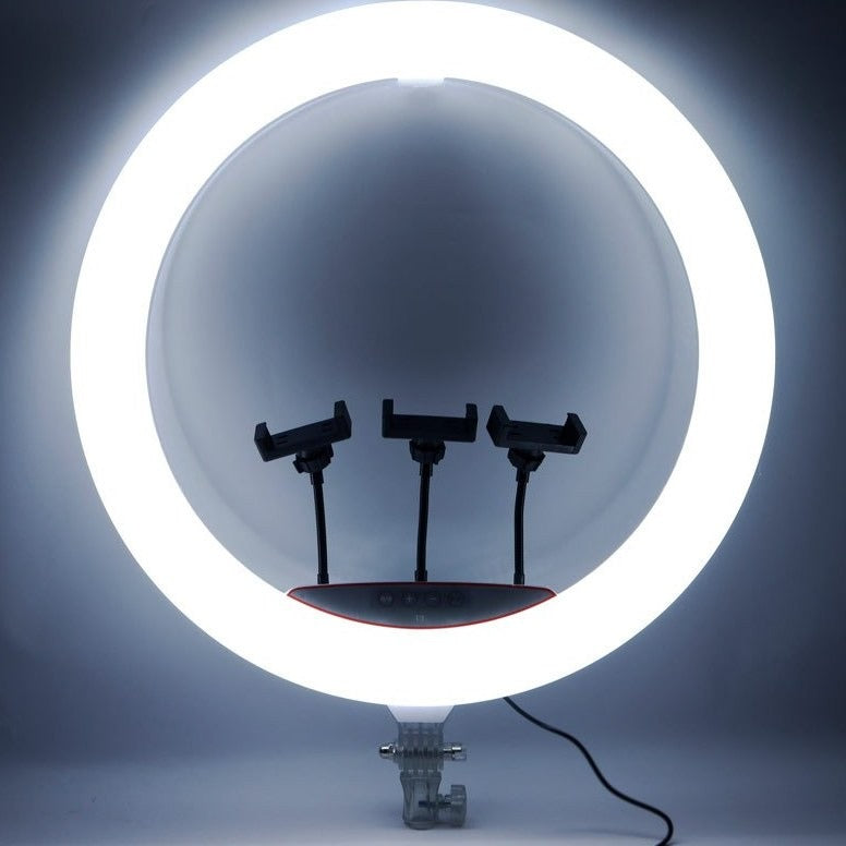 RGB LED Ring Light 56cm (22") με 3 Βάσεις Κινητού & Ρυθμιζόμενο Φωτισμό 3D-56 - RGB LED 22" Ring Light with 3 Phone Holders & Adjustable Lighting