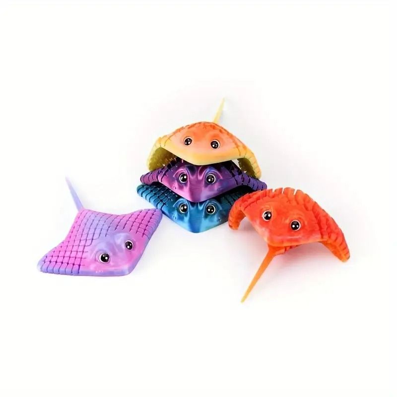 Πλαστικό Παιχνίδι Χειρός Σαλάχι 17cm - Plastic Stingray Toy
