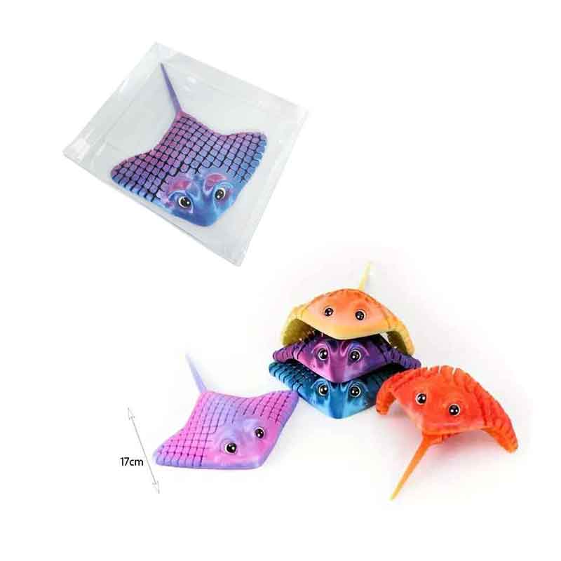 Πλαστικό Παιχνίδι Χειρός Σαλάχι 17cm - Plastic Stingray Toy