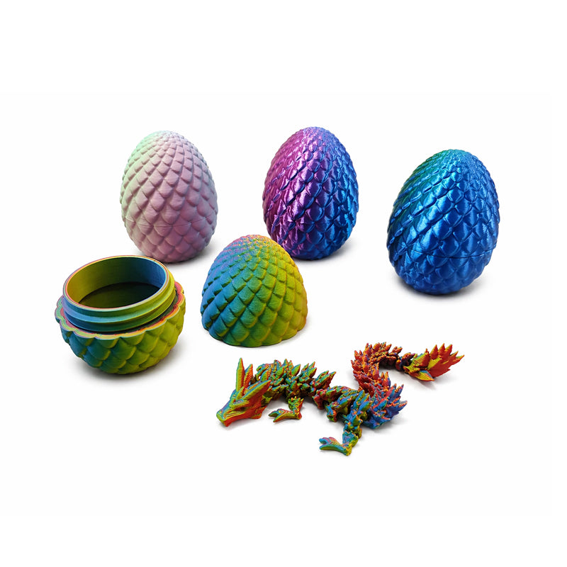 Αυγό Δράκου 3D Printed με Κρυφή Φιγούρα - 3D Printed Dragon Egg with Hidden Figure