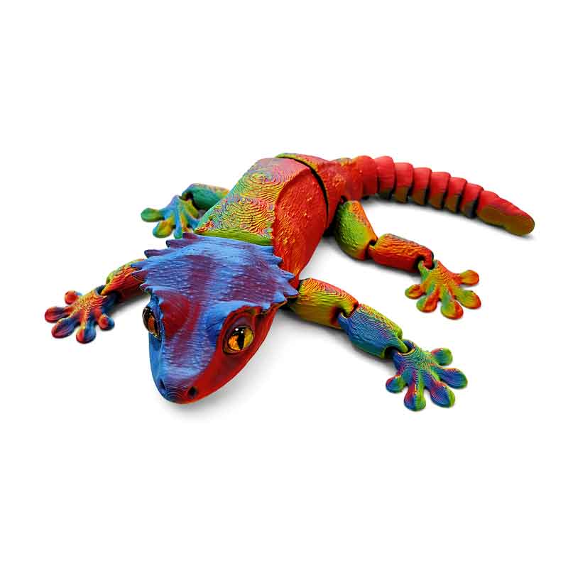 Εύκαμπτη Σαύρα 3D Printed με Κινούμενες Αρθρώσεις - Flexible 3D Printed Articulated Lizard Toy