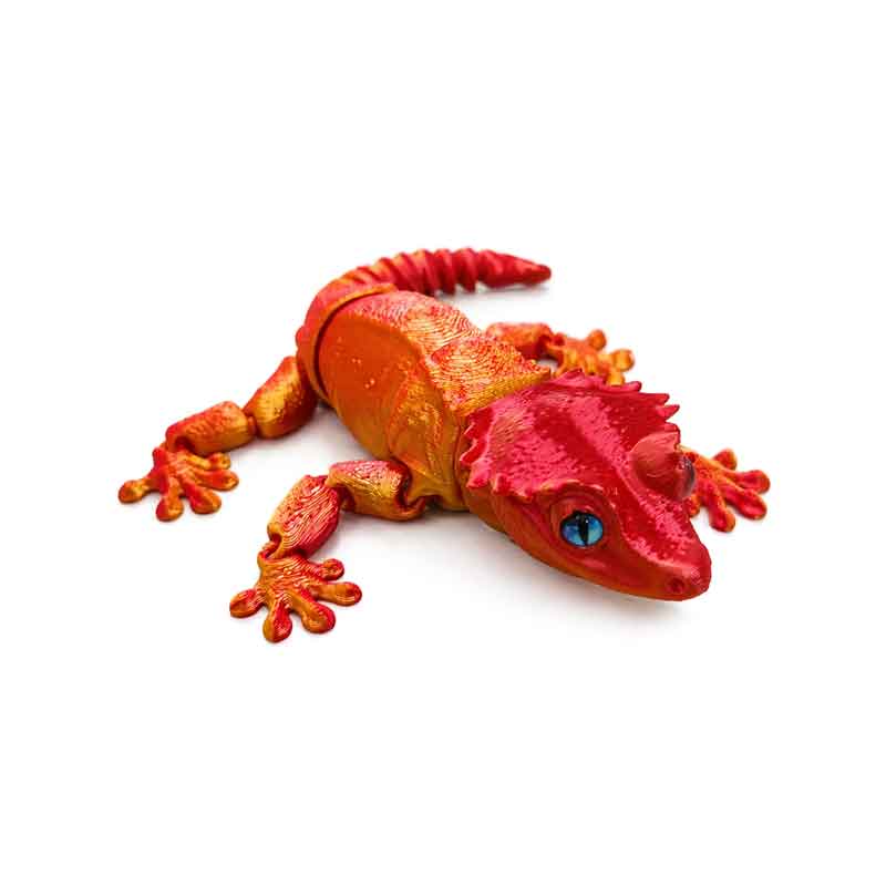 Εύκαμπτη Σαύρα 3D Printed με Κινούμενες Αρθρώσεις - Flexible 3D Printed Articulated Lizard Toy