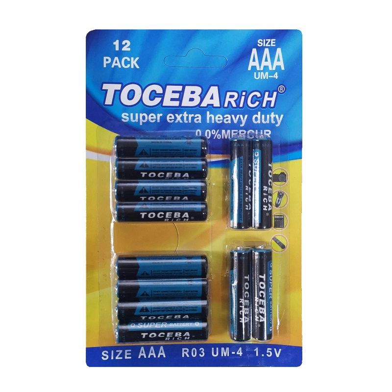Μπαταρίες ΑΑΑ - UM-4 - 1.5V - 12pcs - 400093