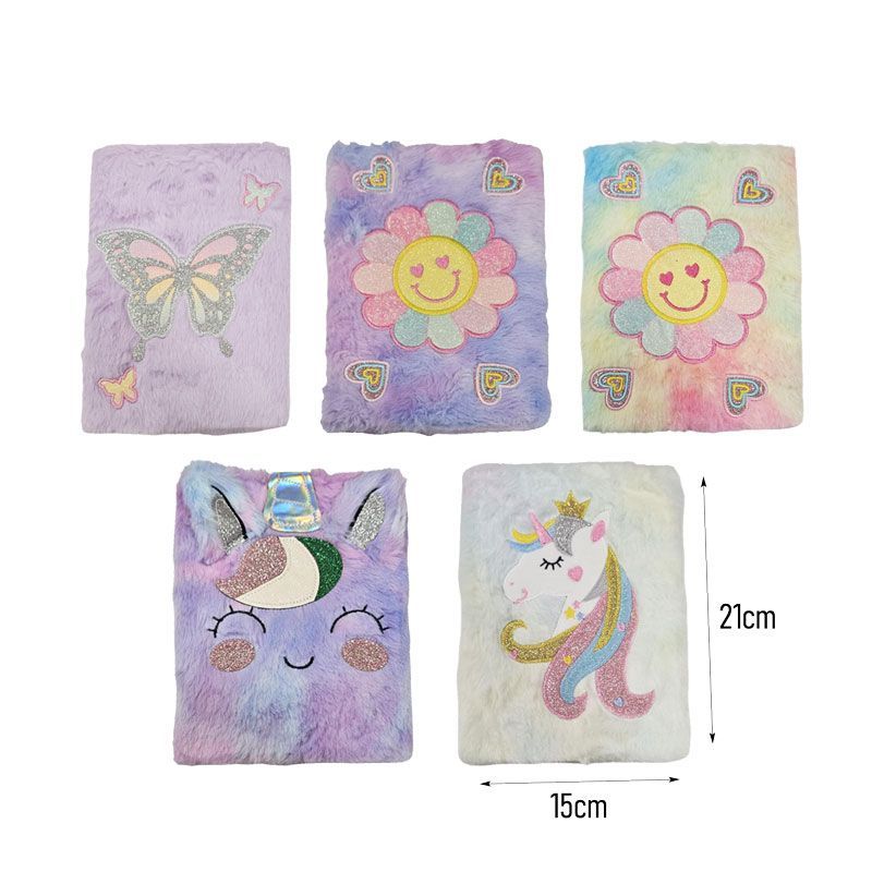 Τετράδιο Α5 με Χνουδωτό Εξώφυλλο - Notebook with Fluffy Cover