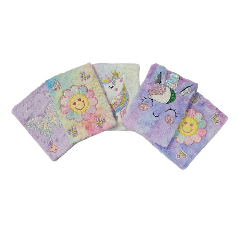 Τετράδιο Α5 με Χνουδωτό Εξώφυλλο - Notebook with Fluffy Cover
