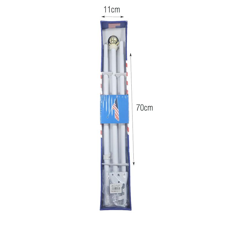 Κοντάρι Σημαίας Ύψους 180cm - White Flag Pole Kit