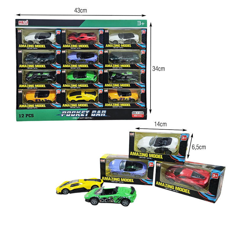 Αυτοκινητάκια 12τμχ - Toy cars 12pcs