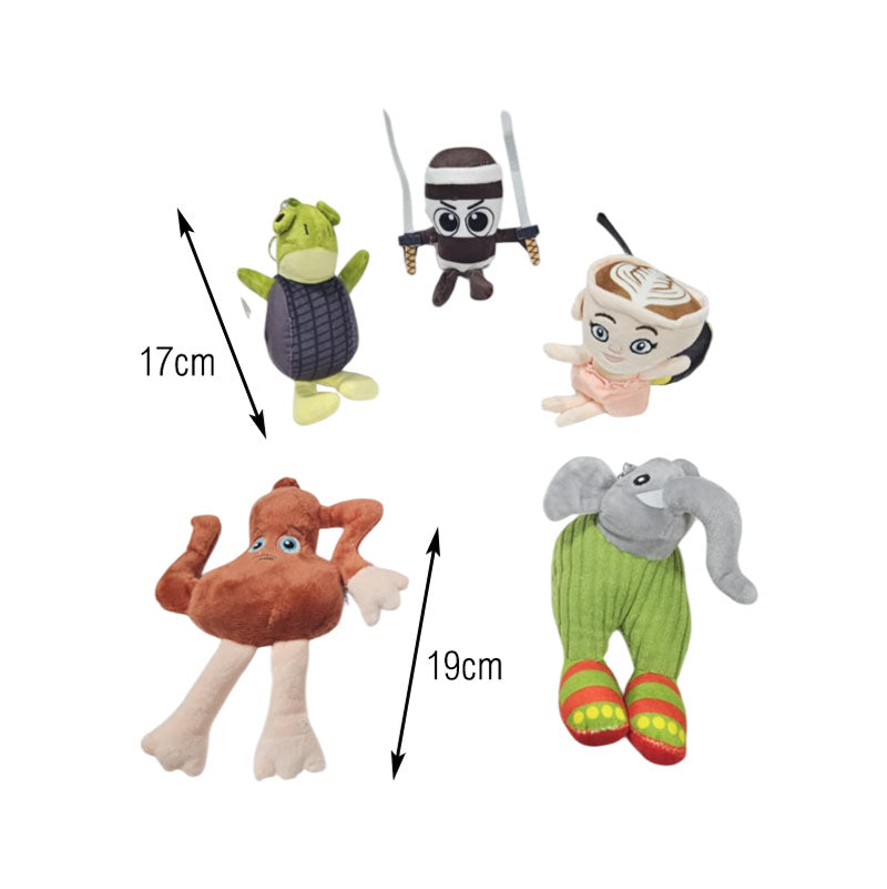 Λούτρινα Μπρελόκ Διάφορα Σχέδια 17-19cm - Plush Keychains