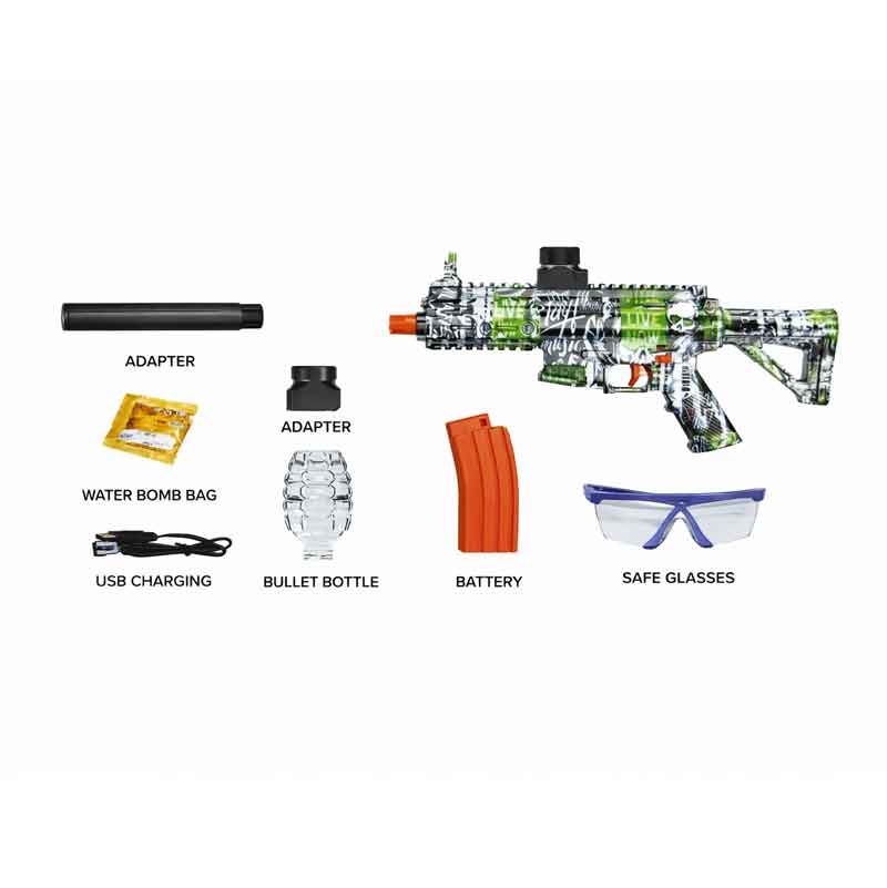 Πιστόλι όπλο νερού με μπαλάκια νερού M416 T16D – Electric Gel Ball Gun