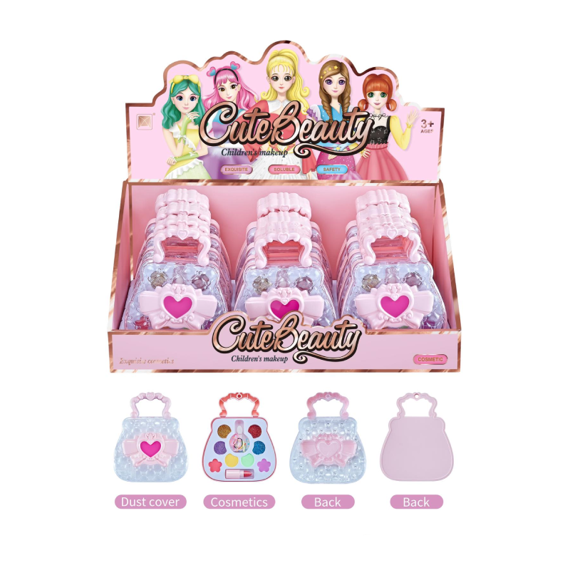 Παιδικό Σετ Μακιγιάζ σε Τσαντάκι Χειρός Cute Beauty - Cute Beauty Kids Makeup Set in Handbag Case