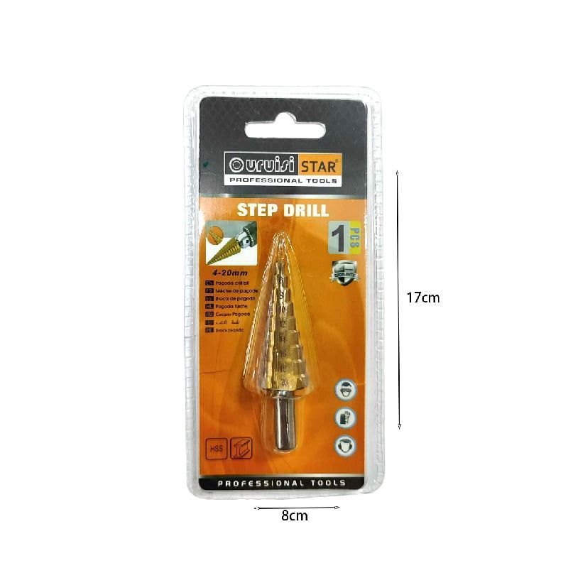 Uruisi Star Κλιμακωτή μύτη τρυπανιού 4-20mm - Step srill