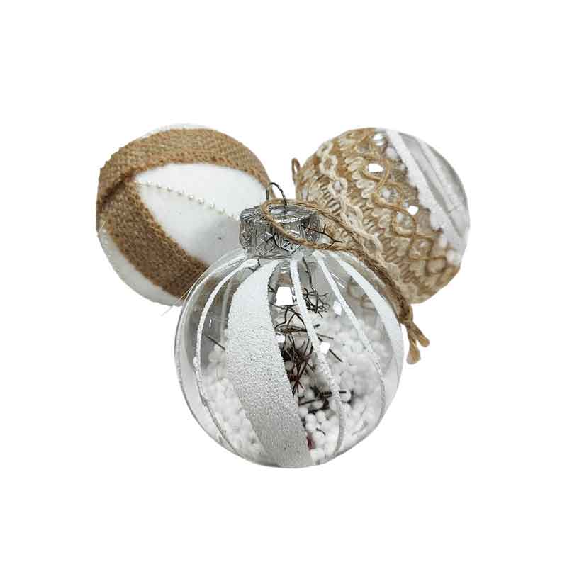 Χριστουγεννιάτικες Μπάλες Σετ 9τμχ 8.5cm – Christmas Balls Set