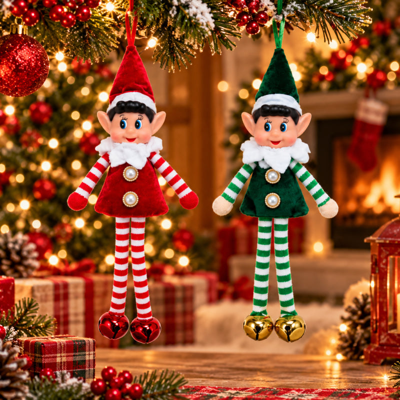 Κρεμαστό Χριστουγεννιάτικο Ξωτικό 30cm - Hanging Christmas Elf Decoration 30cm
