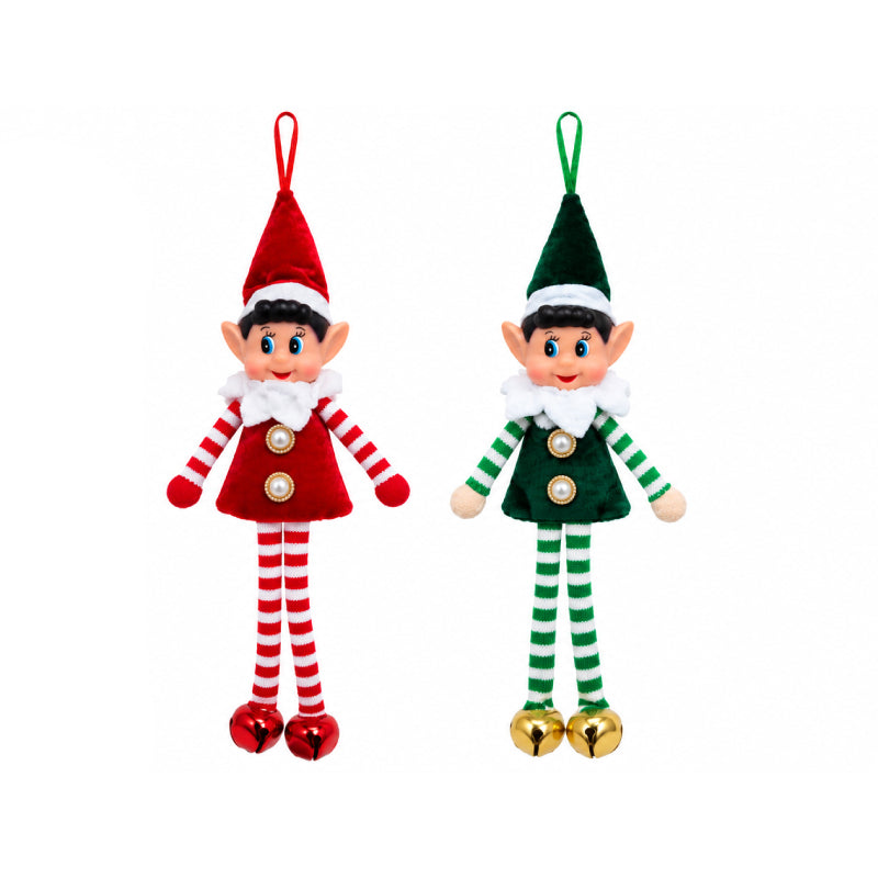 Κρεμαστό Χριστουγεννιάτικο Ξωτικό 30cm - Hanging Christmas Elf Decoration 30cm