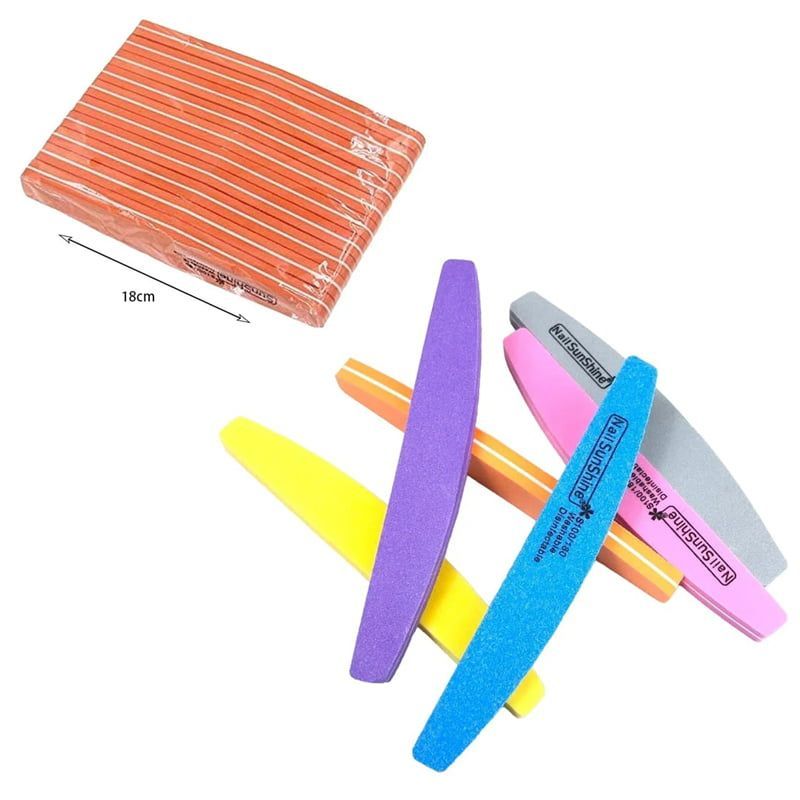 SunShine Λίμα νυχιών buffer διπλής όψης 100/180 10τμχ - Nail file buffer 10pcs