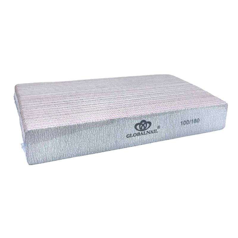 Globalnail Λίμα νυχιών 100/180 25τεμ. - Nail file 25pcs