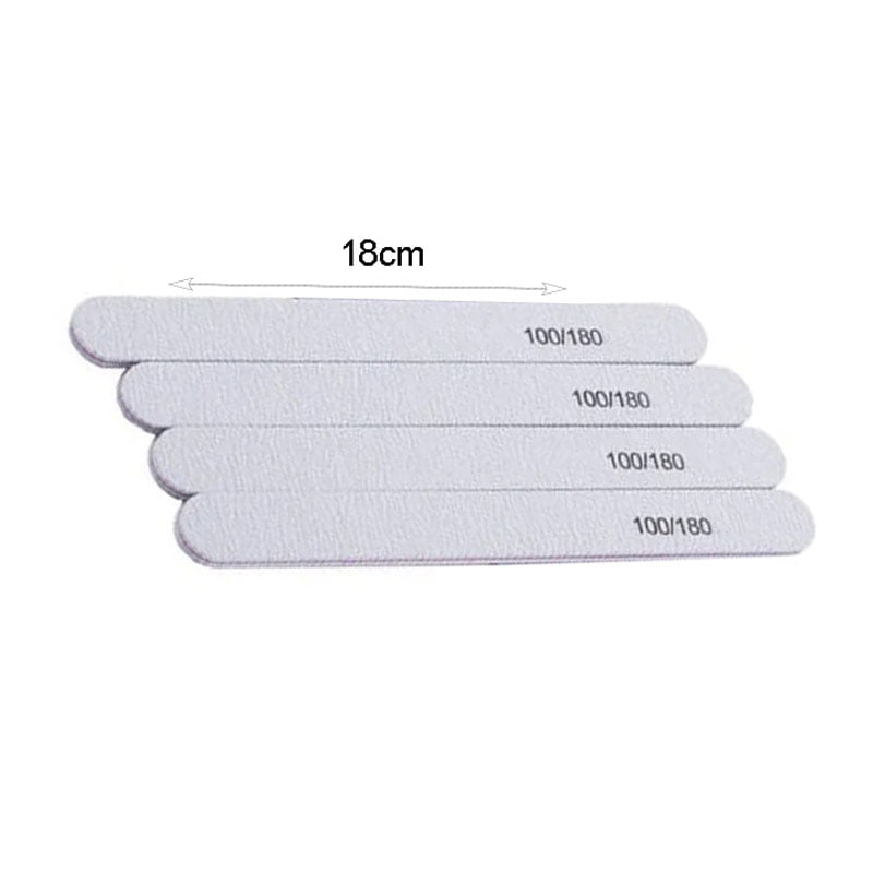Λίμα νυχιών 100/180 Globalnail 25τεμ. - Nail file