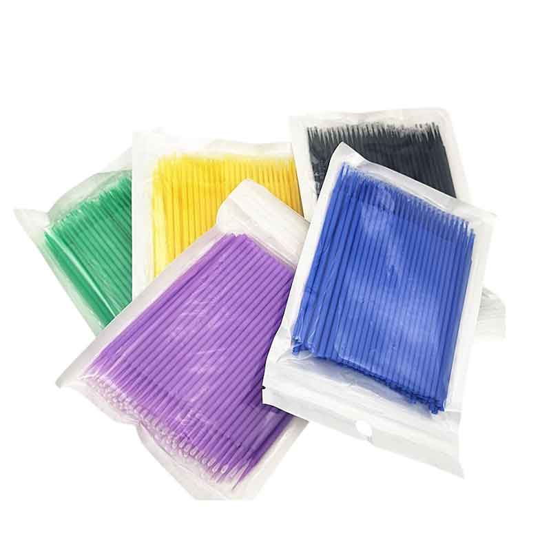Μίας χρήσης microbrush lash επέκταση βλεφαρίδων 100τεμ.- Μπατονέτα βλεφαρίδας  - All Eyelash Lifting