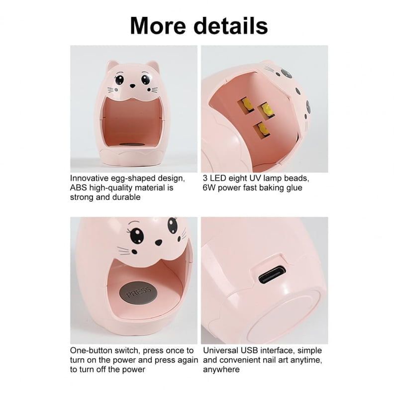 Μίνι Φορητή Λάμπα Πολυμερισμού Νυχιών - LED Portable Nail Lamp Dryer