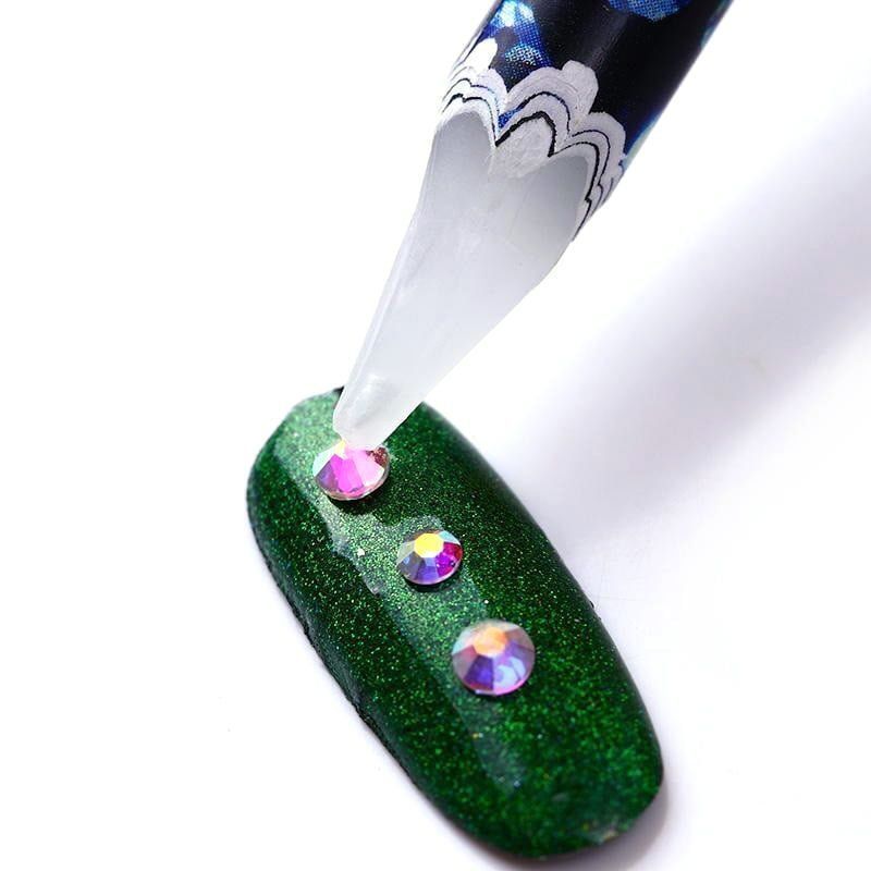 Στυλό Τοποθέτησης Στρας Νυχιών 12τμχ - Rhinestone Picker Wax Pen 12pcs