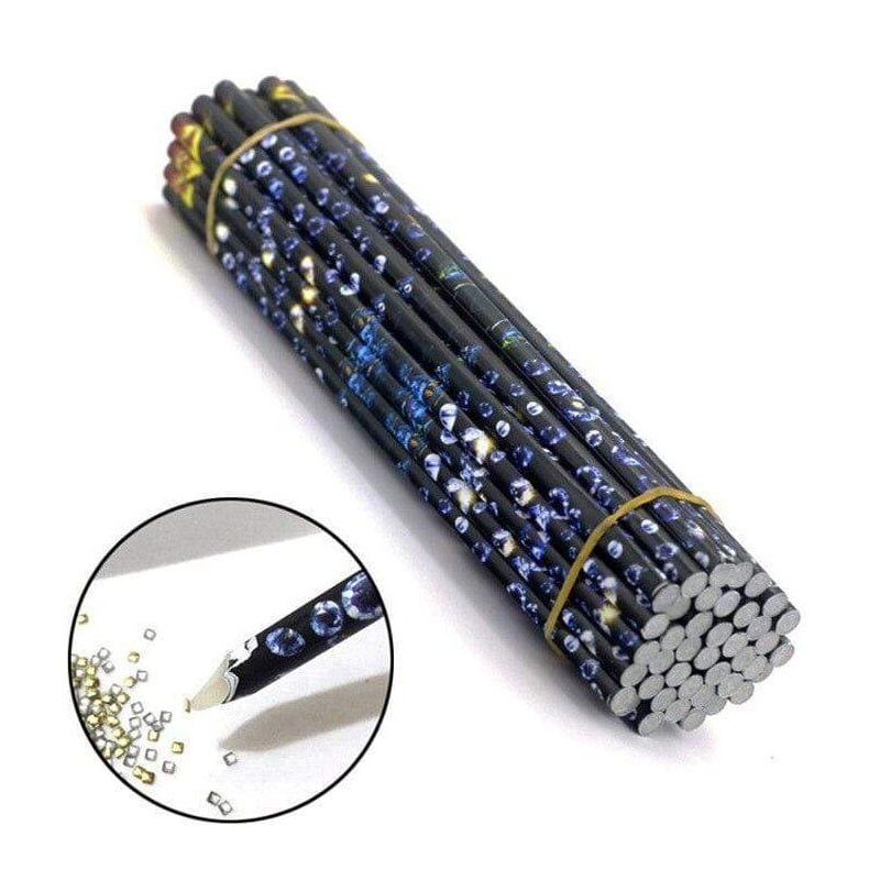 Στυλό Τοποθέτησης Στρας Νυχιών 12τμχ - Rhinestone Picker Wax Pen 12pcs