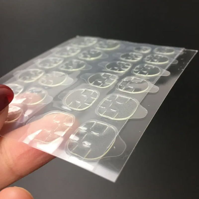 Αυτοκόλλητα Φύλλα Διπλής Όψης Για Tips Νυχιών - Sheets Nail Jelly Glue Manicure Adhesive Paste