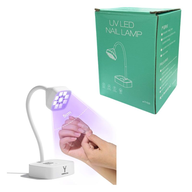 Mini Led Φορητή Λάμπα Πολυμερισμού με Οθόνη & Αισθητήρα 27W LCH-019 - Mini desk LED UV lamp