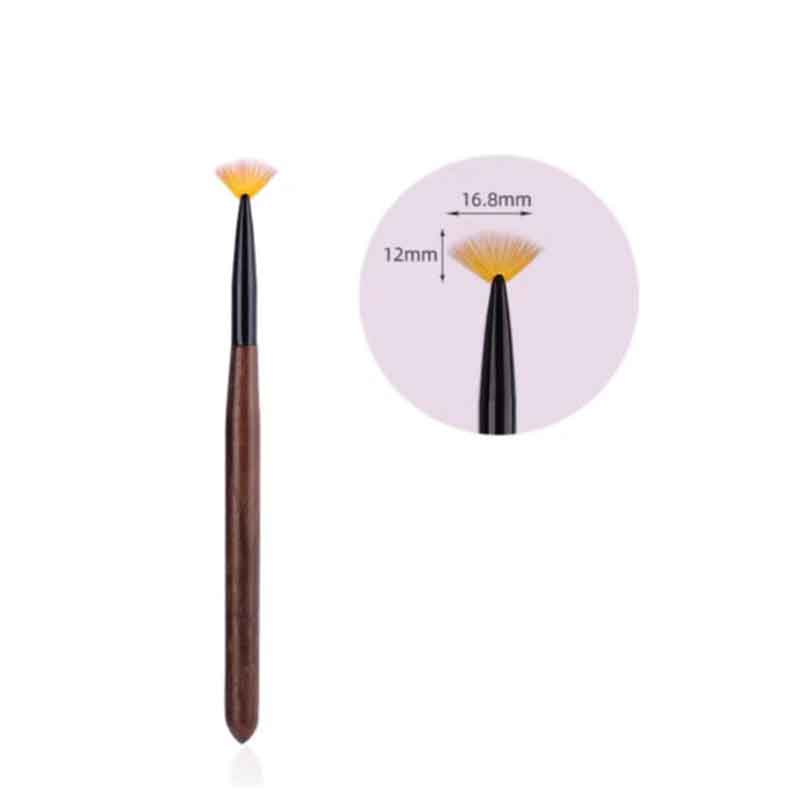 Σετ Πινέλα Νυχιών με Θήκη 12 Τεμάχια - Nail Art Brush Set with Case