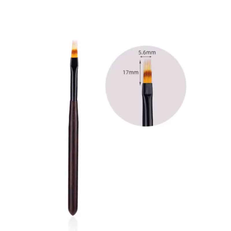 Σετ Πινέλα Νυχιών με Θήκη 12 Τεμάχια - Nail Art Brush Set with Case