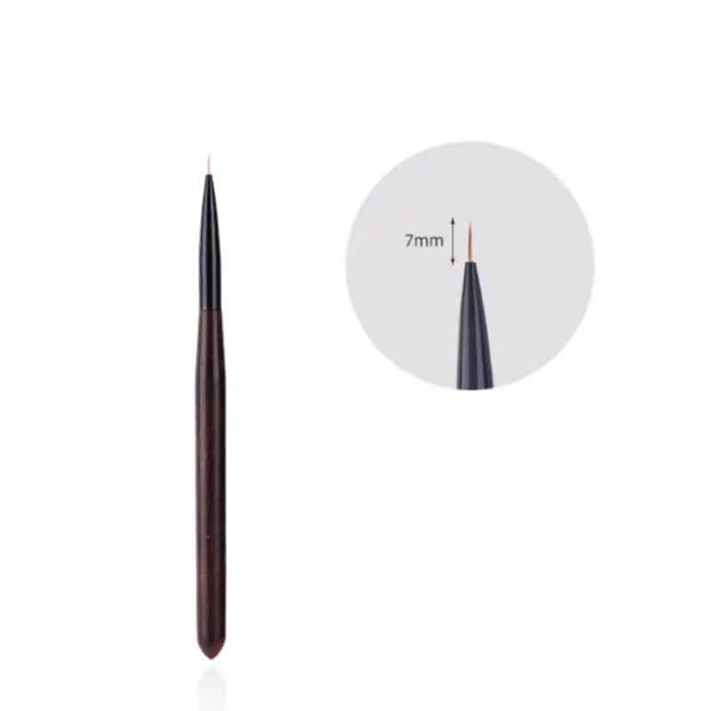 Σετ Πινέλα Νυχιών με Θήκη 12 Τεμάχια - Nail Art Brush Set with Case