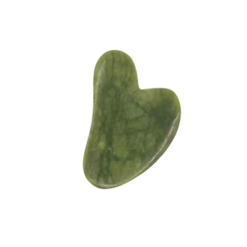 Πέτρα Νεφρίτη για Μασάζ Προσώπου - Green Jade Massage Stone Gua Sha