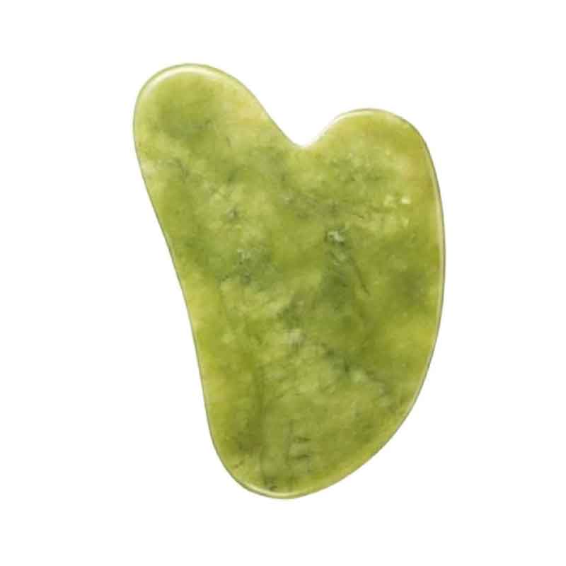 Πέτρα Νεφρίτη για Μασάζ Προσώπου - Green Jade Massage Stone Gua Sha