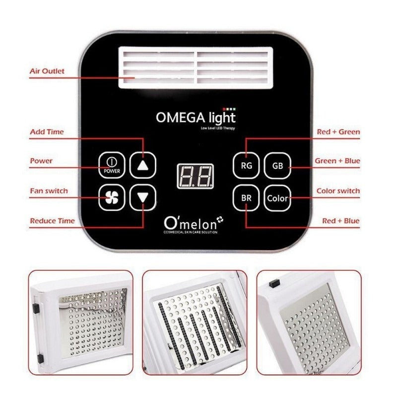 Συσκευή Φωτοθεραπείας Led Omega Light Omelon - Low Level LED Therapy