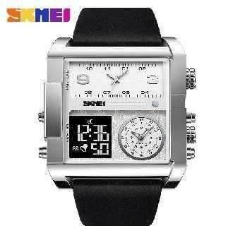Ψηφιακό/αναλογικό ρολόι χειρός - Skmei - 2020 - Silver/White ΡΟΛΟΓΙΑ>Ρολόγια χειρός>Ψηφιακά ρολόγια χειρός