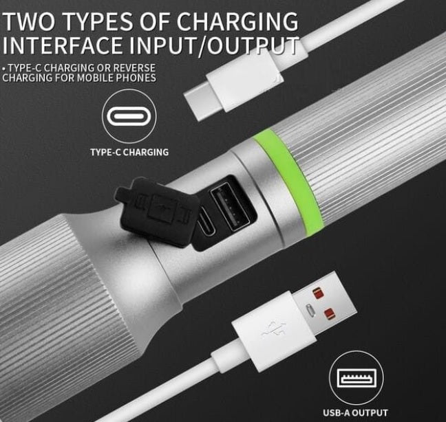 Επαναφορτιζόμενος φακός LED - S13-TG - 051225
