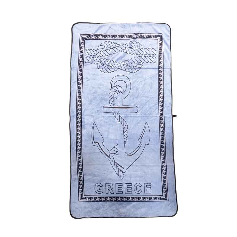 Πετσέτα θαλάσσης Greece Με Άγκυρα 140x70cm - Beach towel
