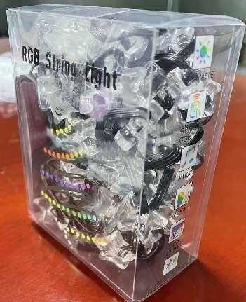Χριστουγεννιάτικα φώτα LED RGB με USB - Stars - 5m - 33L - 272357