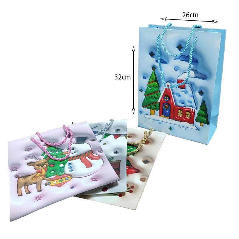 Χριστουγεννιάτικη σακούλα 32x26cm 12τμχ - Christmas bag 12pcs