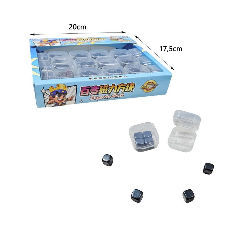 Μαγνητικοί Κύβοι Παιχνιδιού 30 Τεμαχίων - Magnetic Block Toy Cubes