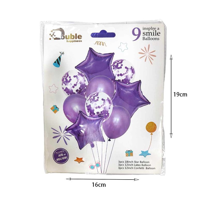 Μπαλόνια 9τμχ - Inspire a smile balloons 9pcs