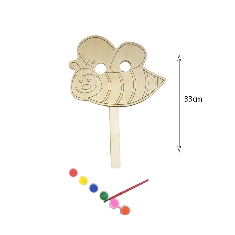 Ξύλινο σετ ζωγραφικής για παιδιά - Wooden painting set for children