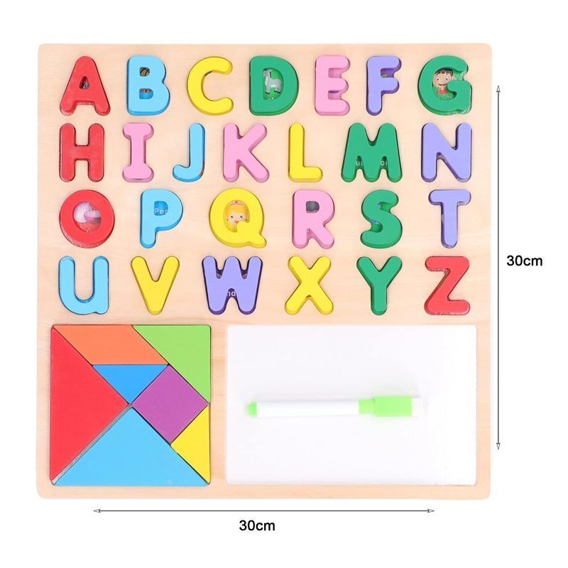 Εκπαιδευτικό Ξύλινο Παιχνίδι Αλφάβητος - Wooden Game Alphabet