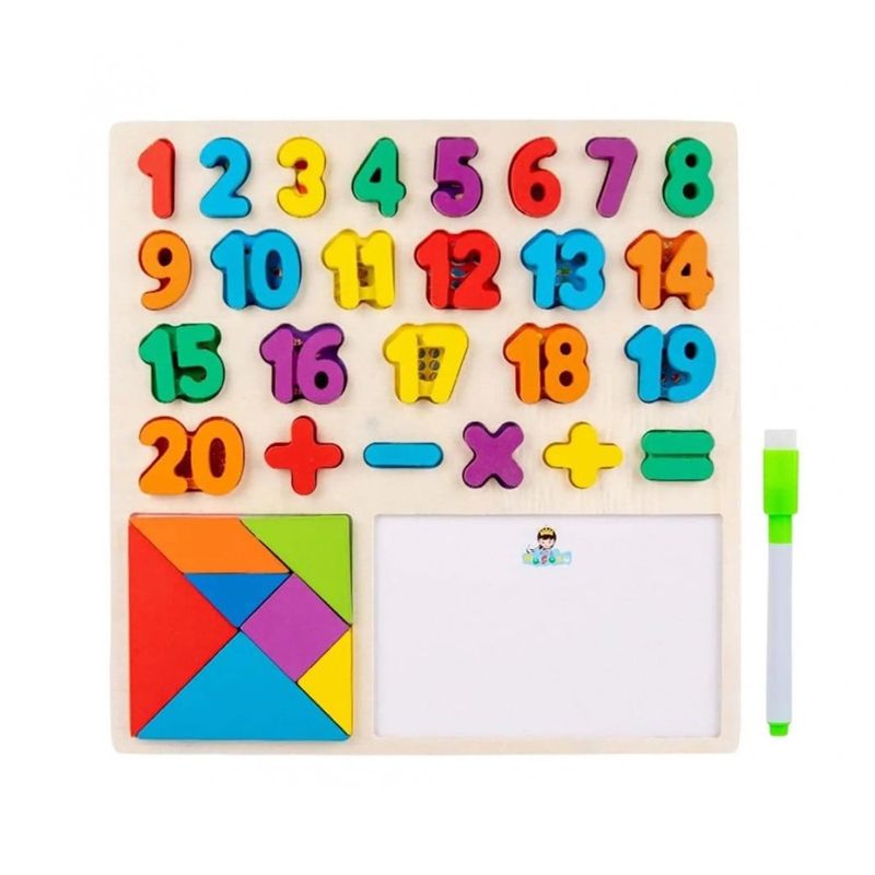 Εκπαιδευτικό Ξύλινο Παιχνίδι Αλφάβητος - Wooden Game Alphabet