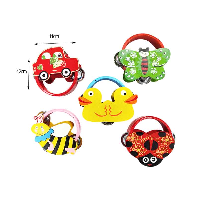 Παιδικό Ξύλινο Ντέφι - Children's Wooden Tambourine