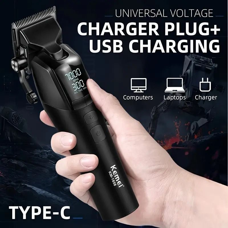 Kemei Κουρευτική Μηχανή KM-1858 - Hair clipper professional
