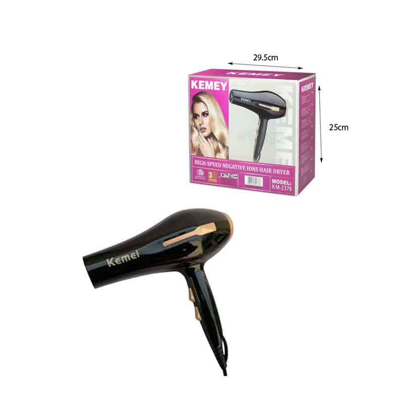 Kemey Πιστολάκι μαλλιών 1000W KM-2376 - Hair dryer