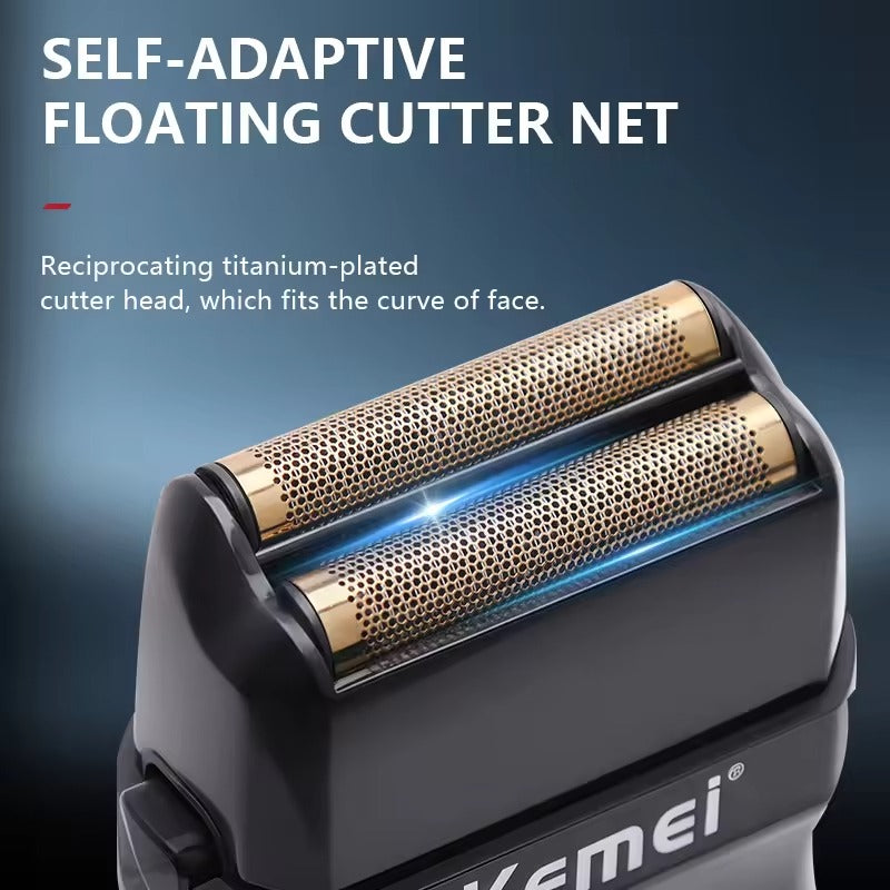 Kemei Ξυριστική Μηχανή Foil Επαναφορτιζόμενη με LED Οθόνη KM-T420 - Rechargeable Foil Shaver with LED Display