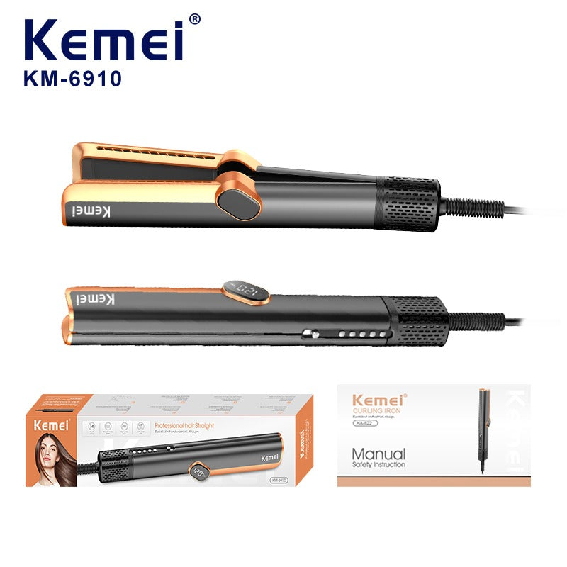 Kemei Ισιωτική Μαλλιών με Ροή Αέρα για Στεγνά & Νωπά Μαλλιά KM-6910 -  Air Hair Straightener for Wet & Dry Hair