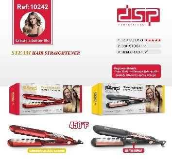 Ισιωτική μαλλιών ατμού - 10242 - DSP - 610261 - Red